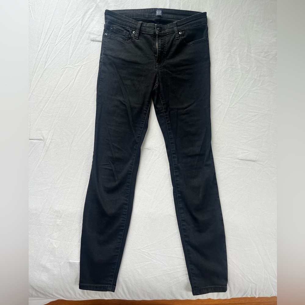 Gap Black Stretchy Jeans
